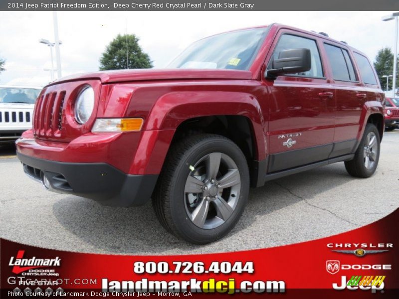 Deep Cherry Red Crystal Pearl / Dark Slate Gray 2014 Jeep Patriot Freedom Edition