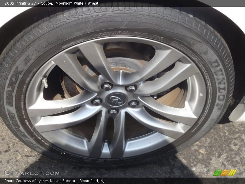 Moonlight White / Wheat 2009 Infiniti G 37 x Coupe