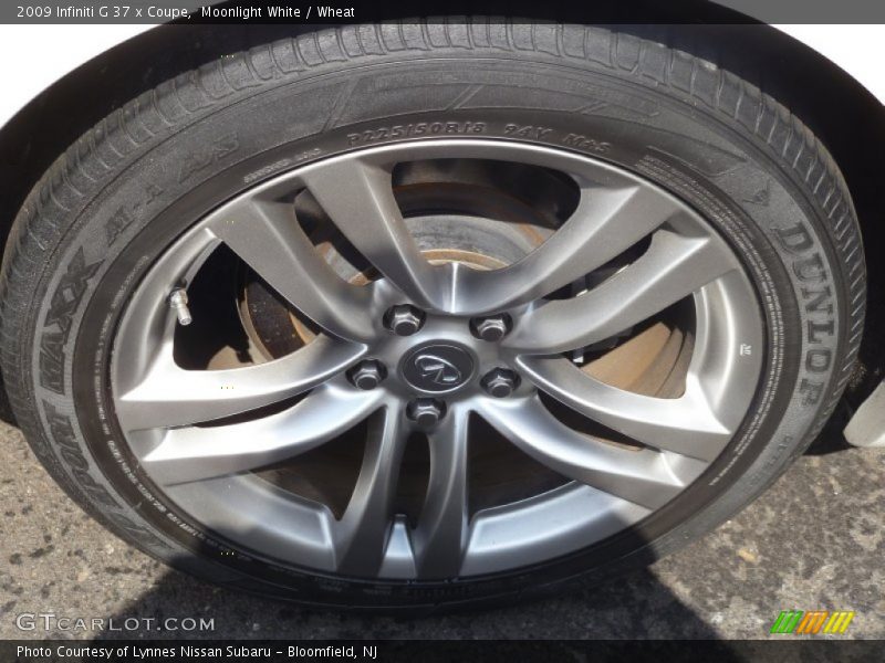 Moonlight White / Wheat 2009 Infiniti G 37 x Coupe