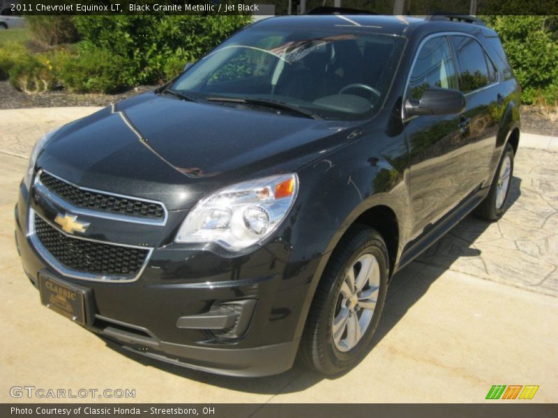 Black Granite Metallic / Jet Black 2011 Chevrolet Equinox LT
