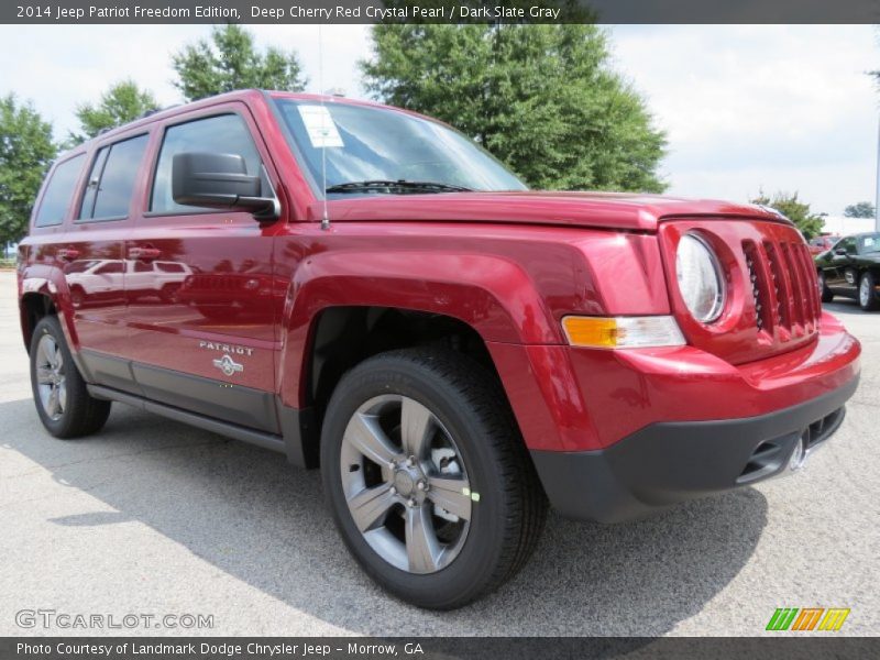 Deep Cherry Red Crystal Pearl / Dark Slate Gray 2014 Jeep Patriot Freedom Edition