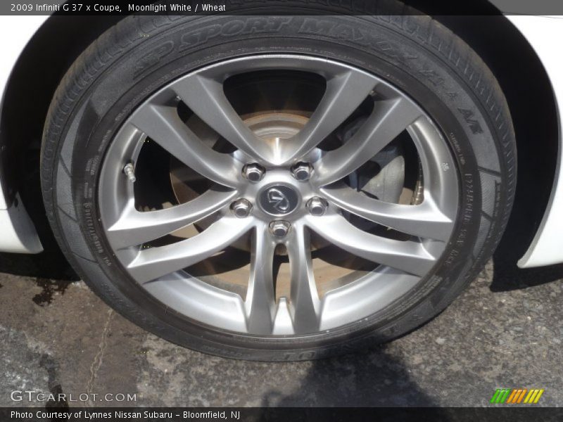 Moonlight White / Wheat 2009 Infiniti G 37 x Coupe