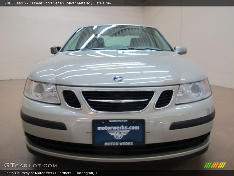 Silver Metallic / Slate Gray 2005 Saab 9-3 Linear Sport Sedan
