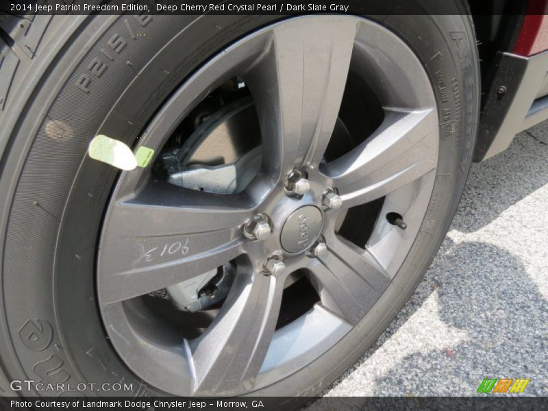 Deep Cherry Red Crystal Pearl / Dark Slate Gray 2014 Jeep Patriot Freedom Edition