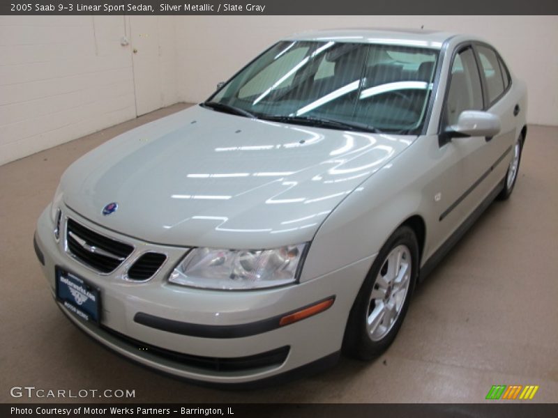 Silver Metallic / Slate Gray 2005 Saab 9-3 Linear Sport Sedan