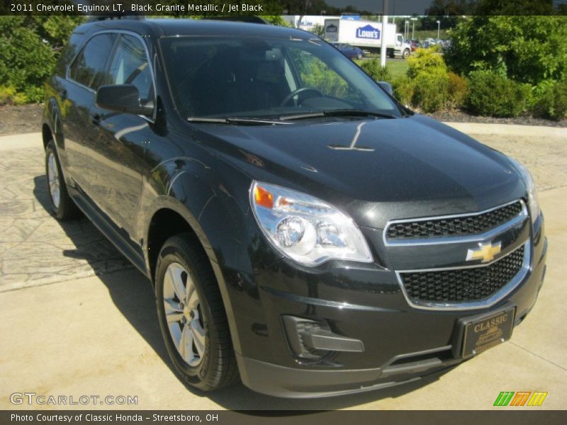 Black Granite Metallic / Jet Black 2011 Chevrolet Equinox LT