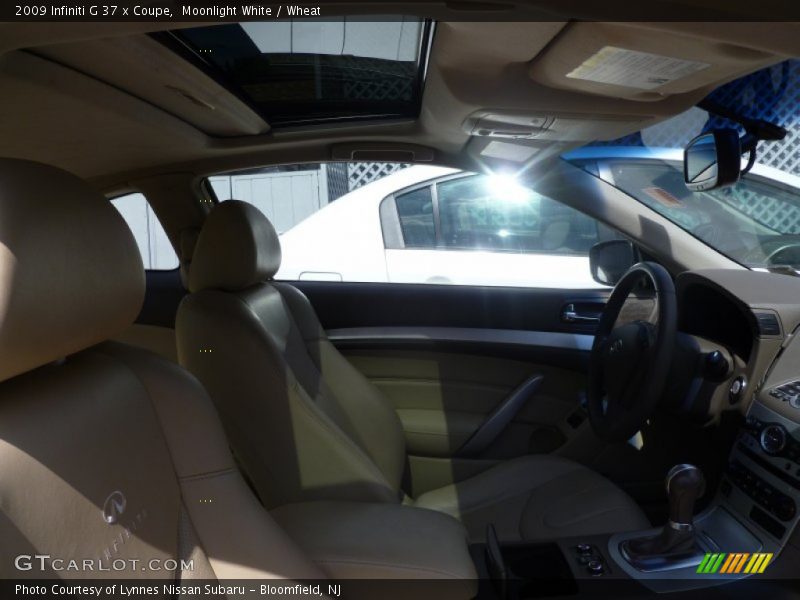 Moonlight White / Wheat 2009 Infiniti G 37 x Coupe