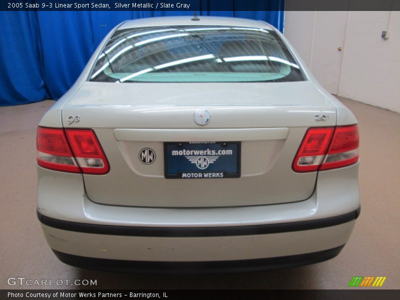 Silver Metallic / Slate Gray 2005 Saab 9-3 Linear Sport Sedan