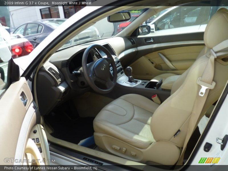 Moonlight White / Wheat 2009 Infiniti G 37 x Coupe