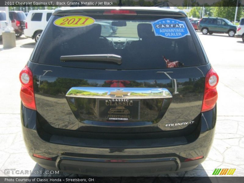 Black Granite Metallic / Jet Black 2011 Chevrolet Equinox LT