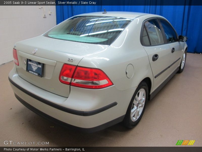 Silver Metallic / Slate Gray 2005 Saab 9-3 Linear Sport Sedan
