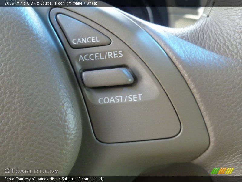 Moonlight White / Wheat 2009 Infiniti G 37 x Coupe