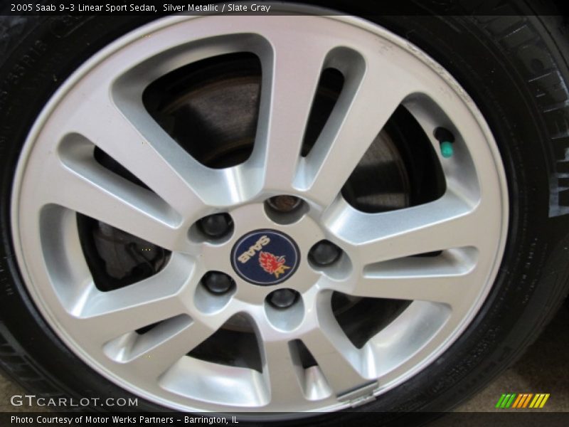 Silver Metallic / Slate Gray 2005 Saab 9-3 Linear Sport Sedan