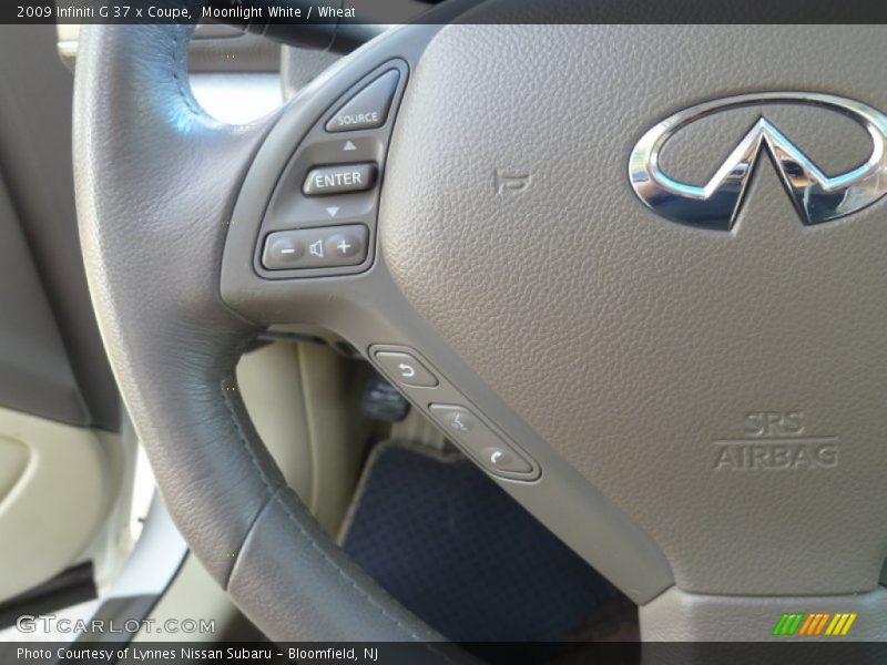 Moonlight White / Wheat 2009 Infiniti G 37 x Coupe