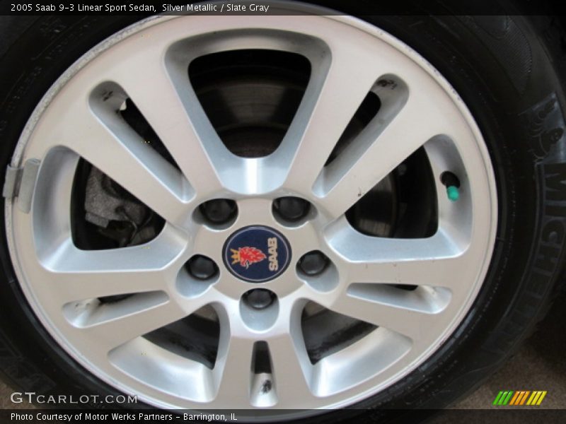 Silver Metallic / Slate Gray 2005 Saab 9-3 Linear Sport Sedan