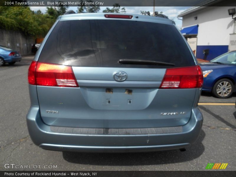 Blue Mirage Metallic / Stone Gray 2004 Toyota Sienna LE