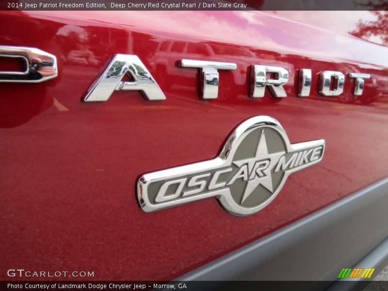 Deep Cherry Red Crystal Pearl / Dark Slate Gray 2014 Jeep Patriot Freedom Edition