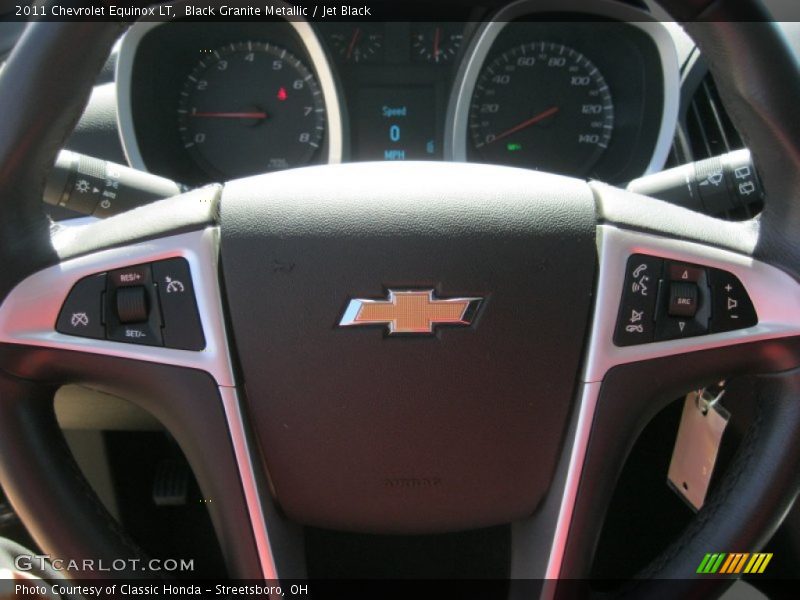 Black Granite Metallic / Jet Black 2011 Chevrolet Equinox LT