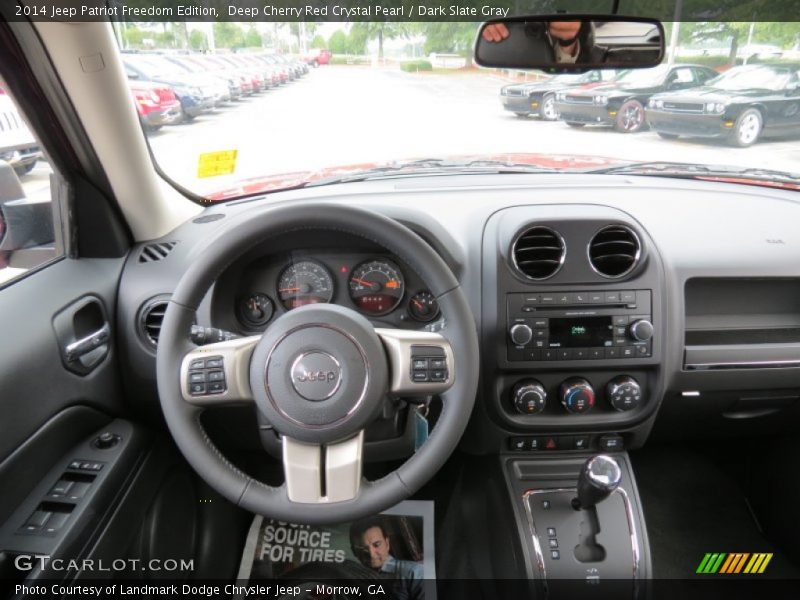 Deep Cherry Red Crystal Pearl / Dark Slate Gray 2014 Jeep Patriot Freedom Edition