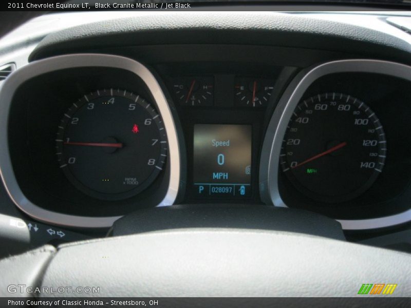 Black Granite Metallic / Jet Black 2011 Chevrolet Equinox LT