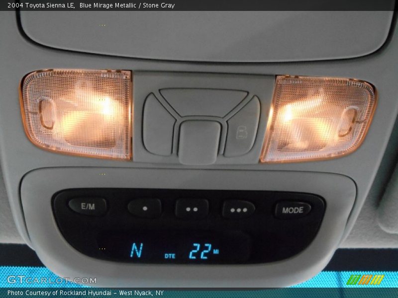 Blue Mirage Metallic / Stone Gray 2004 Toyota Sienna LE