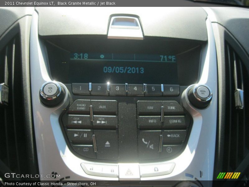 Black Granite Metallic / Jet Black 2011 Chevrolet Equinox LT