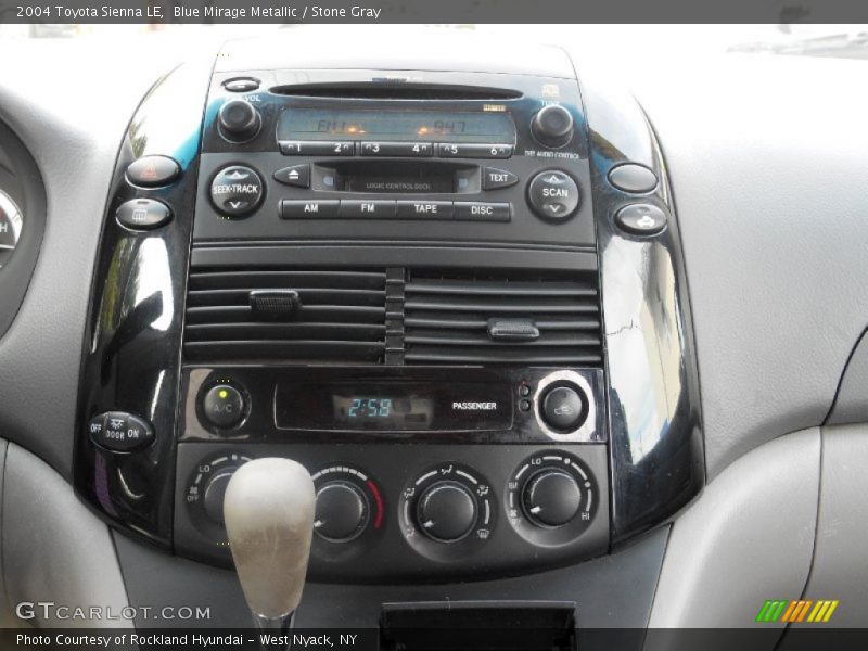 Blue Mirage Metallic / Stone Gray 2004 Toyota Sienna LE