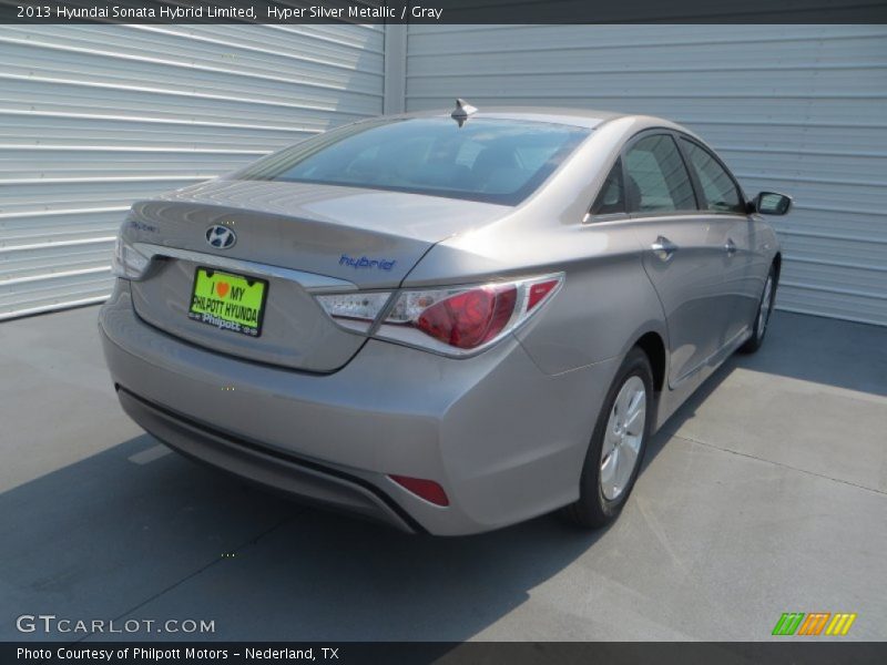 Hyper Silver Metallic / Gray 2013 Hyundai Sonata Hybrid Limited