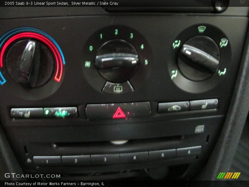 Silver Metallic / Slate Gray 2005 Saab 9-3 Linear Sport Sedan