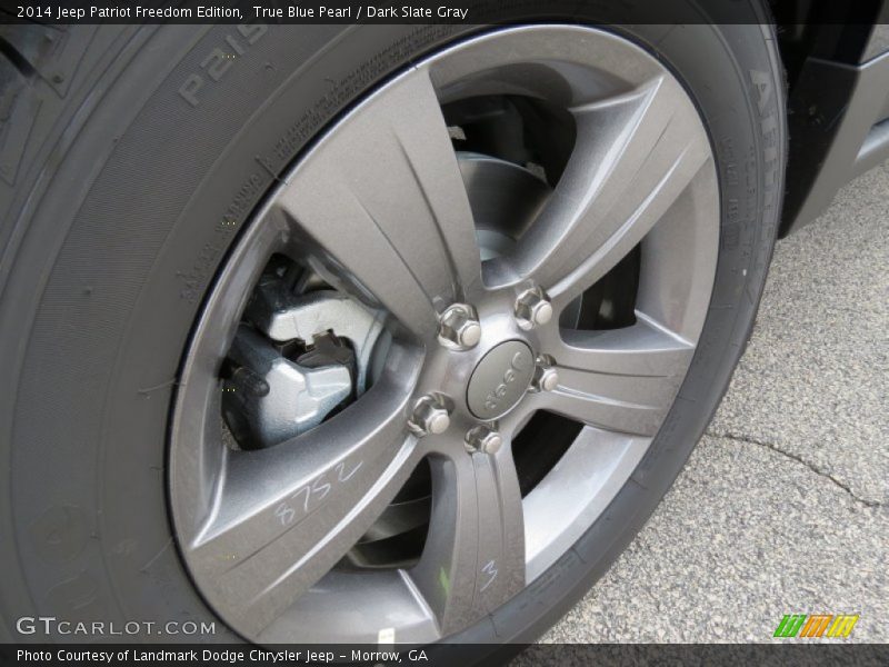 True Blue Pearl / Dark Slate Gray 2014 Jeep Patriot Freedom Edition
