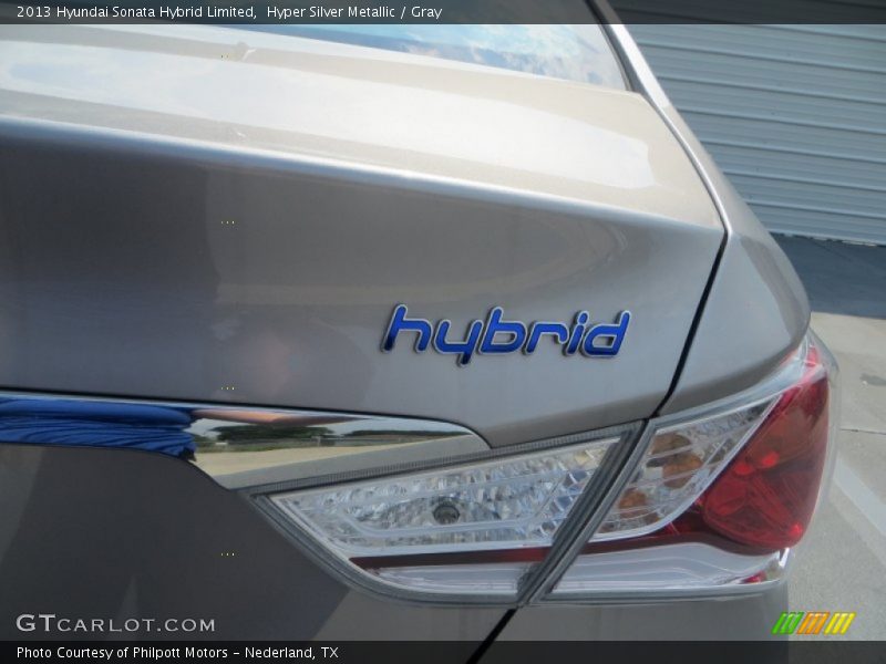 Hyper Silver Metallic / Gray 2013 Hyundai Sonata Hybrid Limited