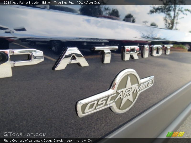 True Blue Pearl / Dark Slate Gray 2014 Jeep Patriot Freedom Edition