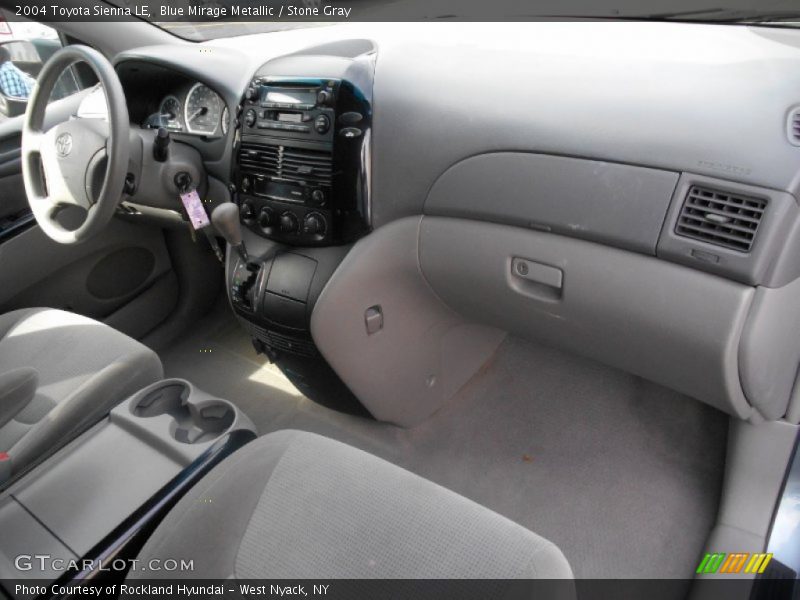Blue Mirage Metallic / Stone Gray 2004 Toyota Sienna LE