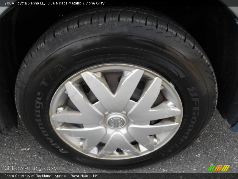 Blue Mirage Metallic / Stone Gray 2004 Toyota Sienna LE