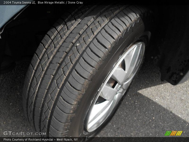 Blue Mirage Metallic / Stone Gray 2004 Toyota Sienna LE
