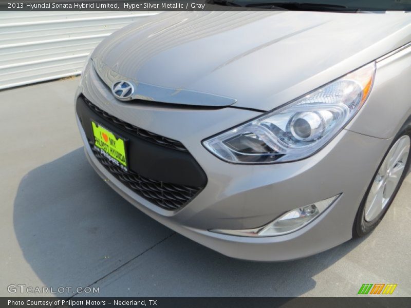 Hyper Silver Metallic / Gray 2013 Hyundai Sonata Hybrid Limited