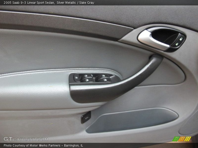 Silver Metallic / Slate Gray 2005 Saab 9-3 Linear Sport Sedan