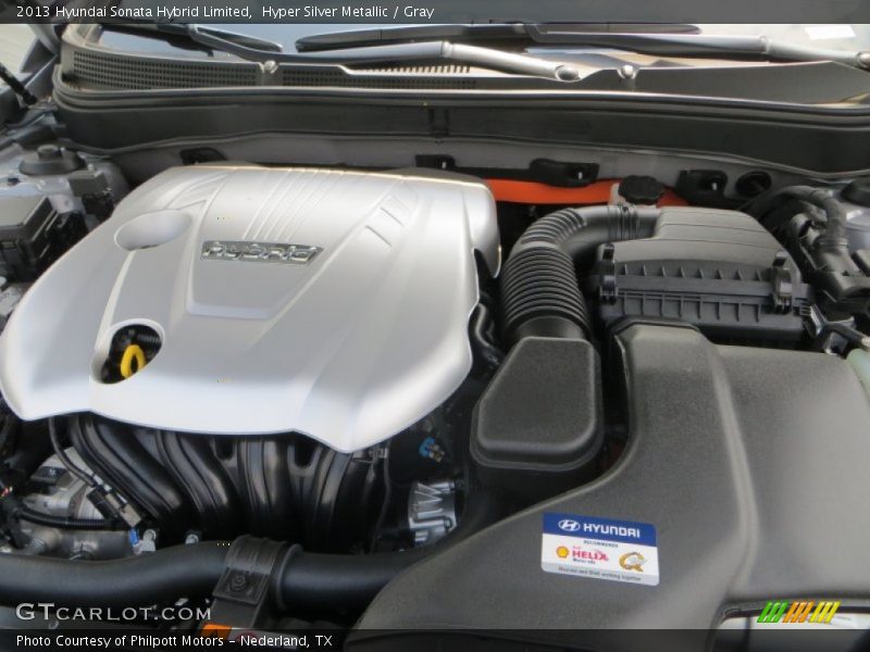 Hyper Silver Metallic / Gray 2013 Hyundai Sonata Hybrid Limited