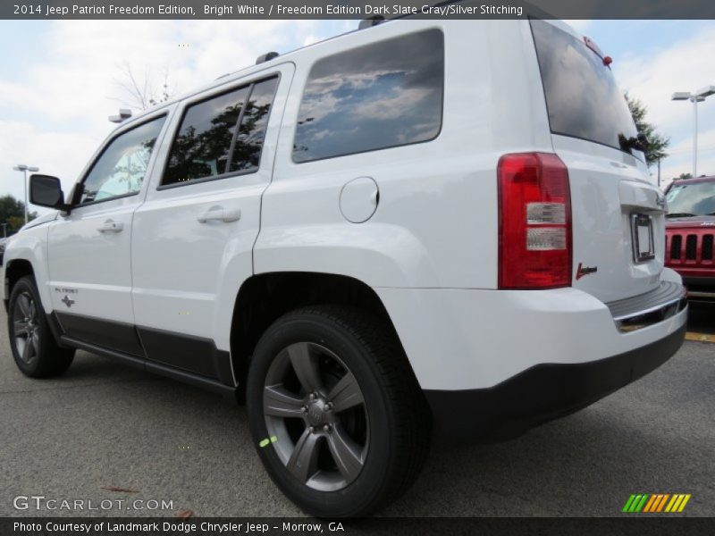 Bright White / Freedom Edition Dark Slate Gray/Silver Stitching 2014 Jeep Patriot Freedom Edition