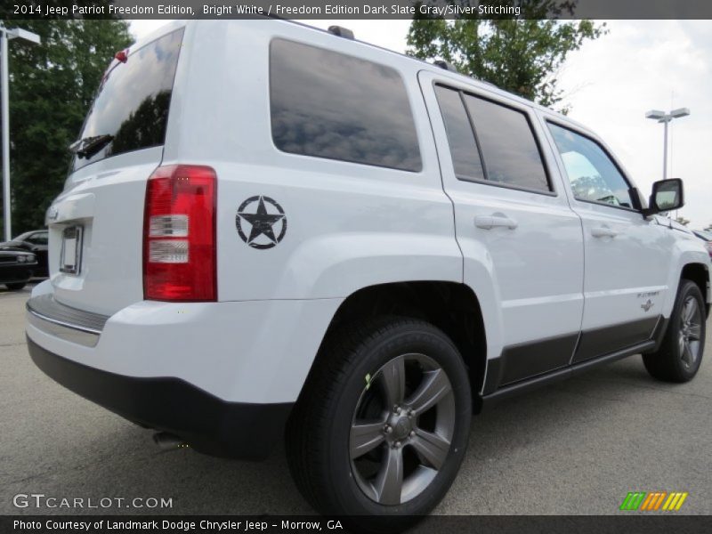Bright White / Freedom Edition Dark Slate Gray/Silver Stitching 2014 Jeep Patriot Freedom Edition