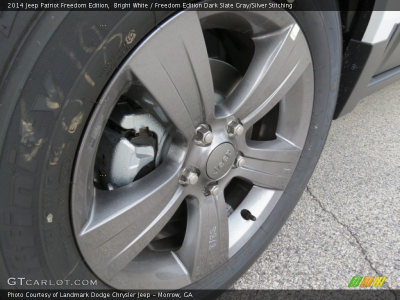 Bright White / Freedom Edition Dark Slate Gray/Silver Stitching 2014 Jeep Patriot Freedom Edition