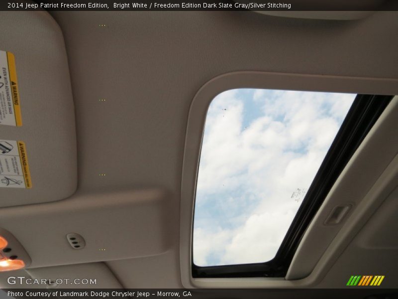 Bright White / Freedom Edition Dark Slate Gray/Silver Stitching 2014 Jeep Patriot Freedom Edition