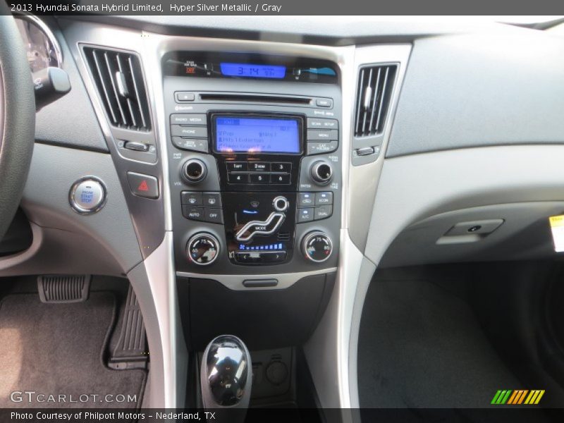 Hyper Silver Metallic / Gray 2013 Hyundai Sonata Hybrid Limited