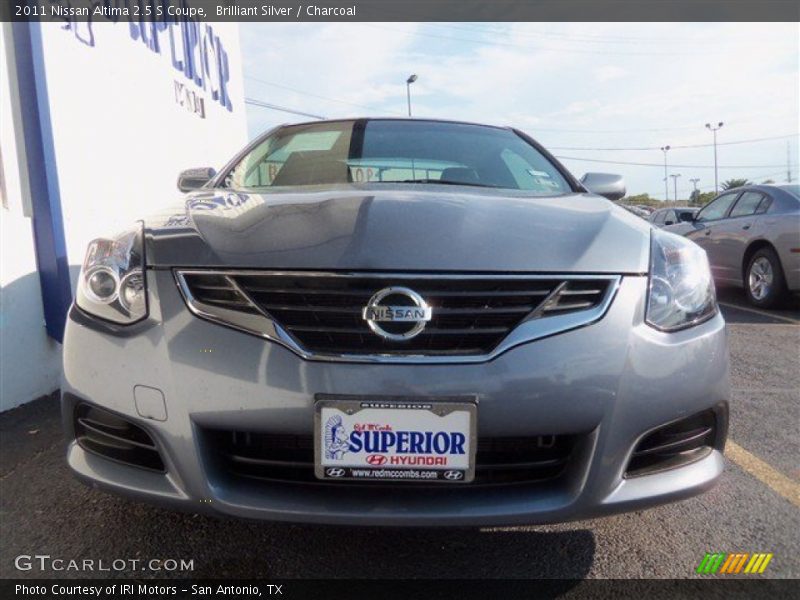 Brilliant Silver / Charcoal 2011 Nissan Altima 2.5 S Coupe