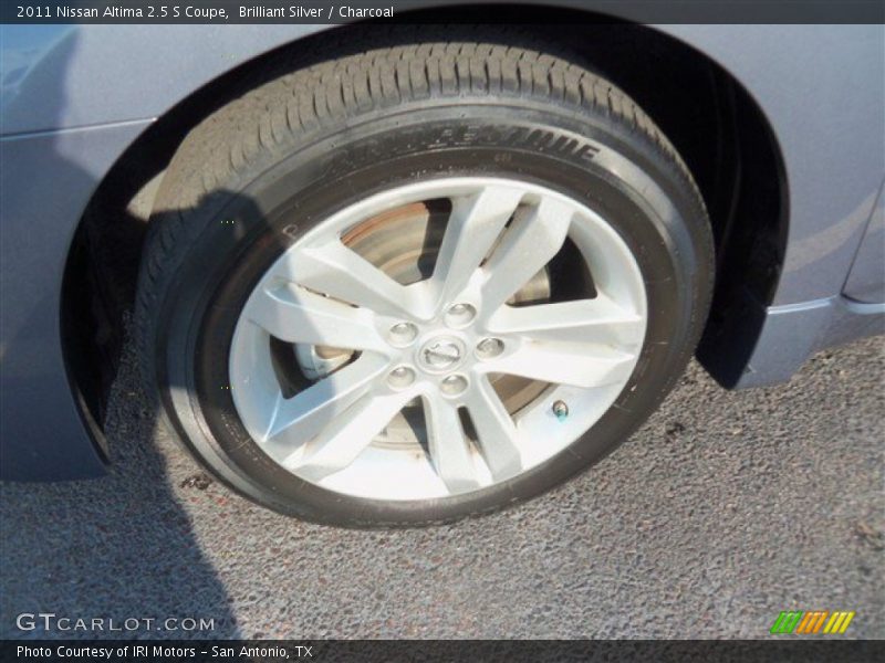 Brilliant Silver / Charcoal 2011 Nissan Altima 2.5 S Coupe