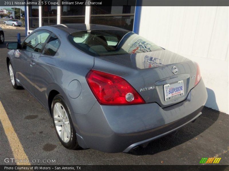 Brilliant Silver / Charcoal 2011 Nissan Altima 2.5 S Coupe