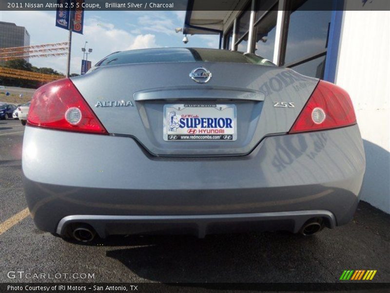 Brilliant Silver / Charcoal 2011 Nissan Altima 2.5 S Coupe