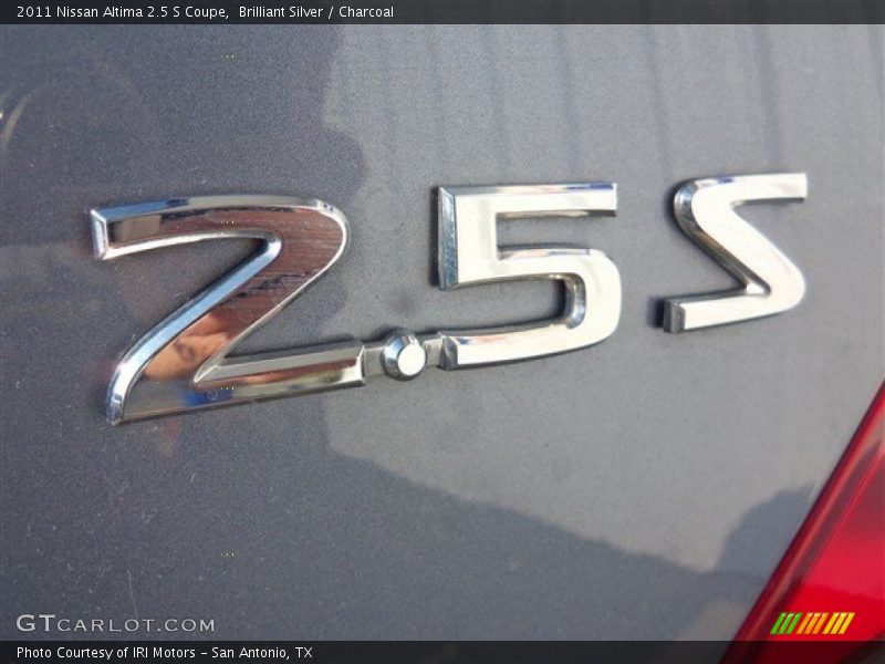 Brilliant Silver / Charcoal 2011 Nissan Altima 2.5 S Coupe