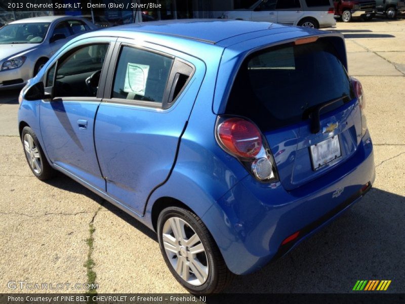 Denim (Blue) / Silver/Blue 2013 Chevrolet Spark LT