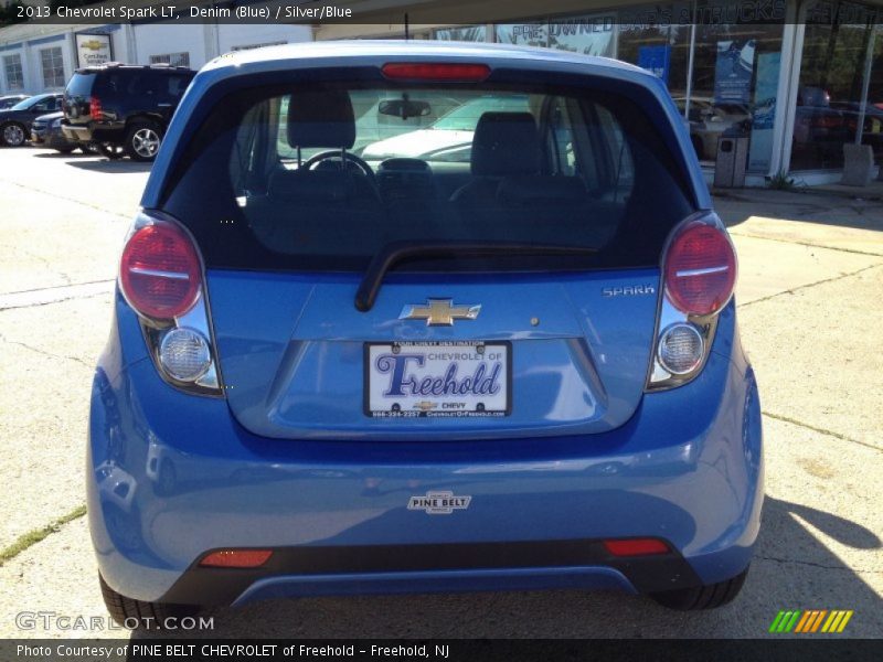 Denim (Blue) / Silver/Blue 2013 Chevrolet Spark LT